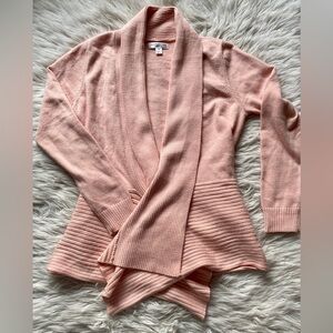 Size petite medium sweater.  Perfect for Valentine’s Day and all things spring!